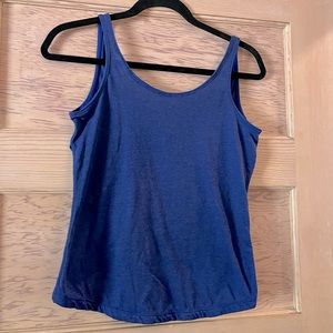 Blue Adidas activewear tank